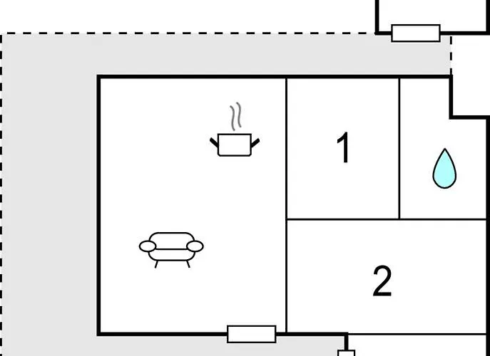 Prázdninový dům 2 Bedroom Beautiful In *